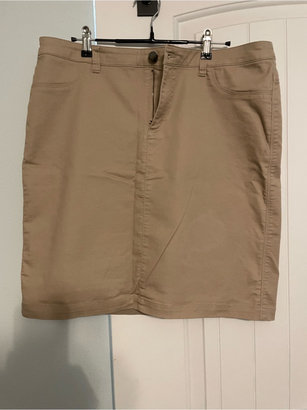 Style & Co. Khaki Pencil Skirt